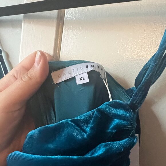 Gaia Velvet Baltic Born Dress Topaz - Picture 2 of 7